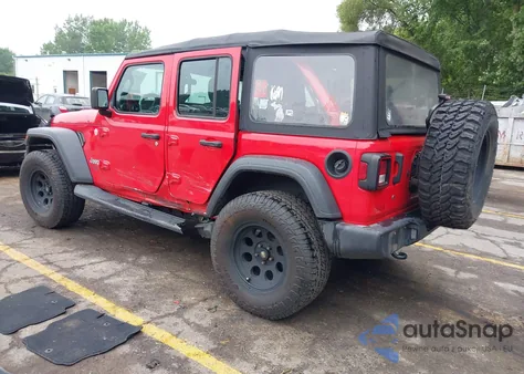 2018 Jeep Wrangler Unlimited Sport 4X4 z USA, uszkodzony, nr VIN 1C4HJXDG3JW169301
